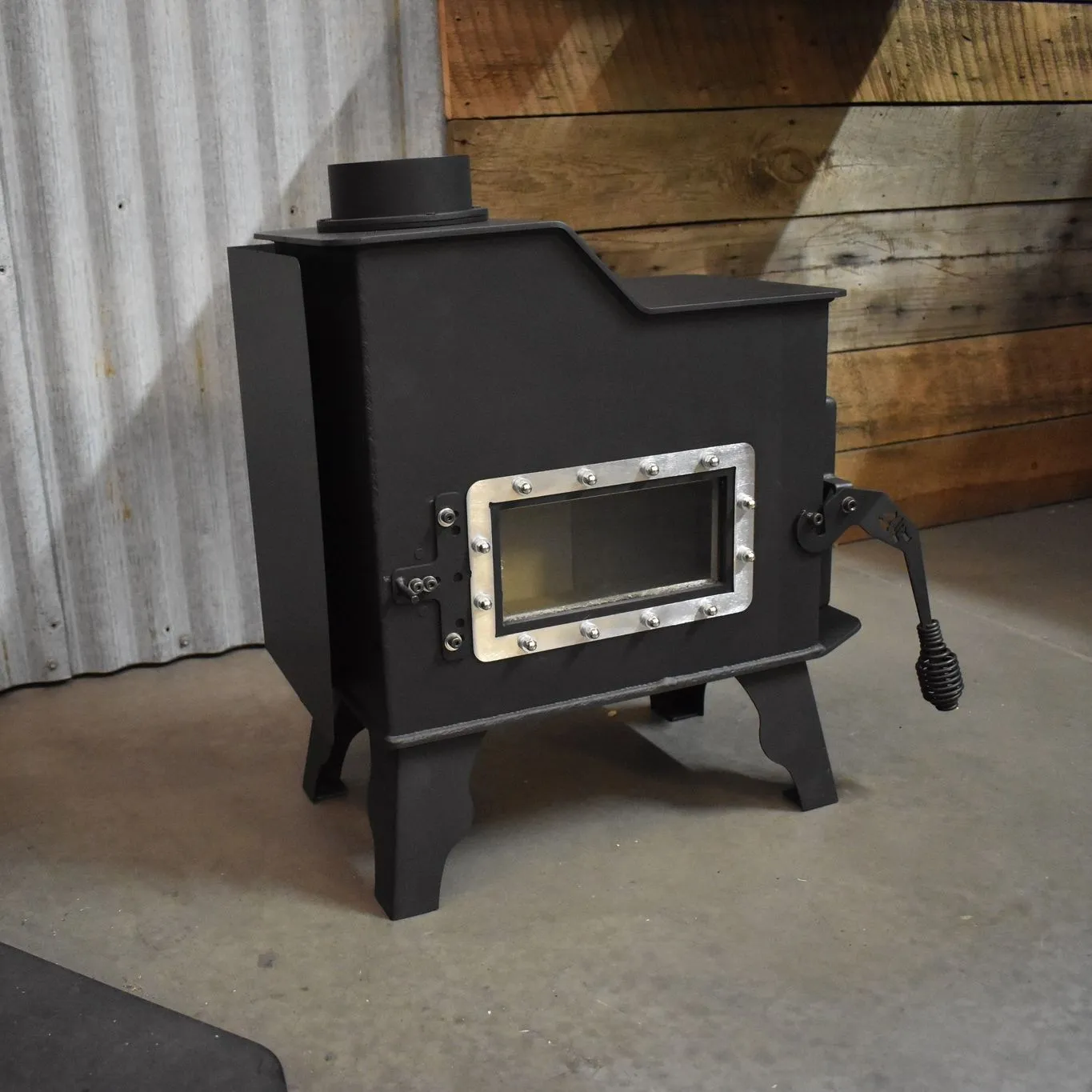 $999.99 On The Caboose Tiny Wood Stove – Limited Time