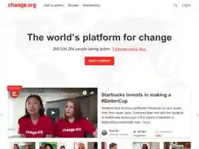 Join Change.org Community Today And Unlock Exclusive Extra Offers