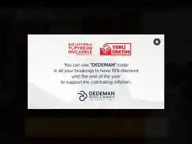 Massive 15% Discount Select Items At Dedeman Hotels & Resorts